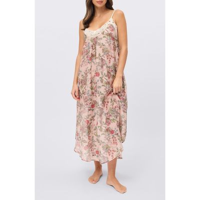 Papinelle Papinelle Layla Lace Trim Maxi Nightgown