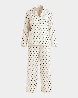 Papinelle Polka Dot Cotton Sateen Pajama Set
