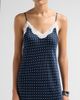 Papinelle Women's Annabelle Satin & Lace Mini Slip Nightgown - 5