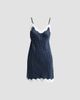 Papinelle Women's Annabelle Satin & Lace Mini Slip Nightgown - 6
