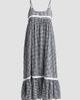Papinelle Women's Checked Lace-Trim Cotton-Blend Seersucker Nightie - 1