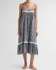 Papinelle Women's Checked Lace-Trim Cotton-Blend Seersucker Nightie - 2