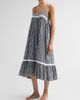 Papinelle Women's Checked Lace-Trim Cotton-Blend Seersucker Nightie - 4