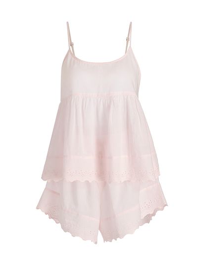 Papinelle Women's Millie Broderie Cotton Short Pajamas