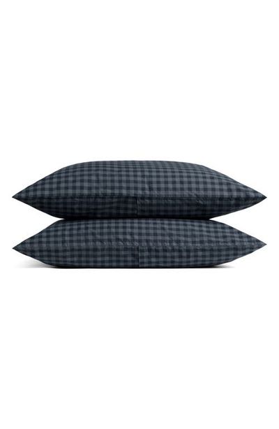 Parachute Parachute Brushed Cotton Check Pillowcase Set