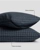 Parachute Parachute Brushed Cotton Check Pillowcase Set - 5