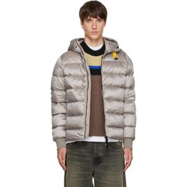 Parajumpers Parajumpers Gray Pharrell Hooded Bomber Jacket