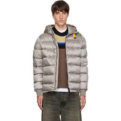 Parajumpers Parajumpers Gray Pharrell Hooded Bomber Jacket