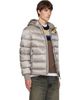 Parajumpers Parajumpers Gray Pharrell Hooded Bomber Jacket - 2