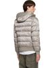 Parajumpers Parajumpers Gray Pharrell Hooded Down Bomber Jacket - 3