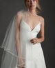 PARIS by Debra Moreland Ribboning Cirque Fingertip Veil - 1