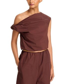 Paris Georgia Paris Georgia Alice Asymmetric Neck Top