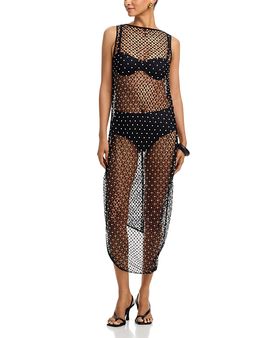 Paris Georgia Paris Georgia Asymmetric Pearl Dress