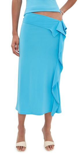 Paris Georgia Paris Georgia Elemental Lera Skirt Topaz Blue