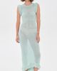 Paris Georgia Paris Georgia Fringe Dress Celeste Blue - 5
