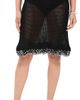 Paris Georgia Paris Georgia Fringe Knit Skirt Black - 1