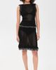 Paris Georgia Paris Georgia Fringe Knit Skirt Black - 5