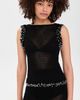 Paris Georgia Paris Georgia Fringe Top Black - 2