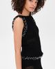 Paris Georgia Paris Georgia Fringe Top Black - 4