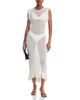 Paris Georgia Paris Georgia Fringe Trim Dress - 2