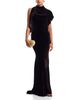 Paris Georgia Paris Georgia Kate Velvet Cape Maxi Dress - 2