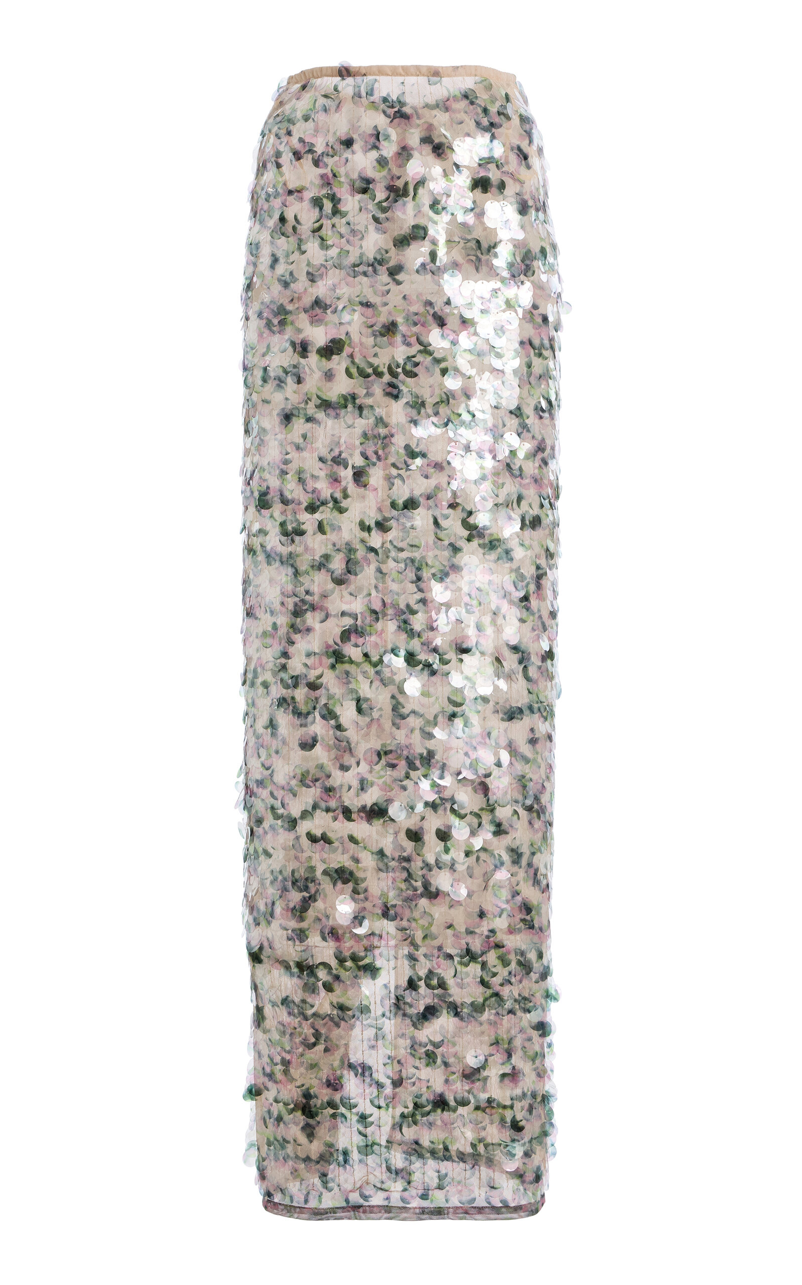 Paris Georgia Paris Georgia Mermaid Sequined Maxi Skirt