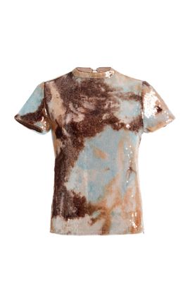 Paris Georgia Paris Georgia Mermaid Sequined Tee