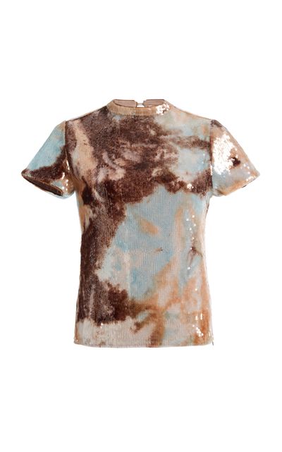 Paris Georgia Paris Georgia Mermaid Sequined Tee