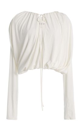 Paris Georgia Paris Georgia Olive Ruched Top