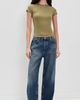 Paris Georgia Paris Georgia Sheer Baby Tee Clay - 5