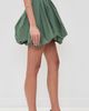 Paris Georgia Paris Georgia Volume Mini Skirt Duck Green - 4