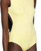 Paris Georgia Paris Georgia Yellow Cut-Out Bodysuit - 4