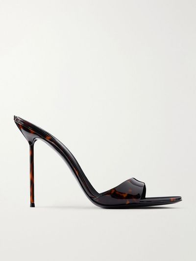 PARIS TEXAS Lidia 105 animal-print patent-leather sandals
