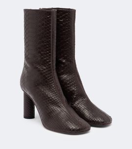 Paris Texas Paris Texas Alice snake-effect leather ankle boots