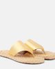 Paris Texas Paris Texas Amalfi metallic leather thong sandals - 1