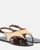 Paris Texas Paris Texas Amalfi raffia-effect thong sandals - 1