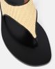 Paris Texas Paris Texas Amalfi raffia-effect thong sandals - 6