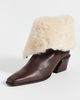 Paris Texas Paris Texas Bettina Leather Winter Ankle Boots Fondente/Natural - 2
