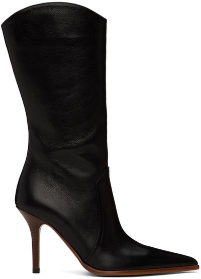 Paris Texas Paris Texas Black Ashley Mid-Calf Boots
