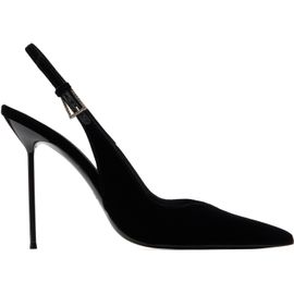 Paris Texas Paris Texas Black Lidia Buckle Slingback 105 Heels