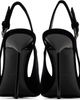 Paris Texas Paris Texas Black Lidia Buckle Slingback 105 Heels - 2