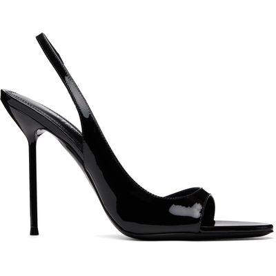 Paris Texas Paris Texas Black Lidia Slingback Heeled Sandals