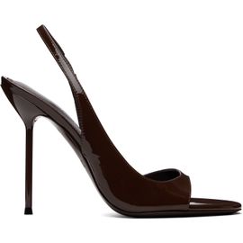 Paris Texas Paris Texas Brown Lidia Slingback 105 Heeled Sandals