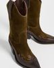 Paris Texas Paris Texas Dakota Mid-Calf Embroidered Boots Tundra/Ebano - 5