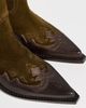 Paris Texas Paris Texas Dakota Mid-Calf Embroidered Boots Tundra/Ebano - 6