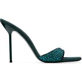 Paris Texas Paris Texas Green Lidia 105 Mule Heeled Sandals