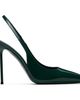 Paris Texas Paris Texas Green Lidia 105 Patent Slingback Heels - 1