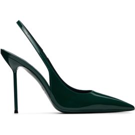 Paris Texas Paris Texas Green Lidia 105 Patent Slingback Heels