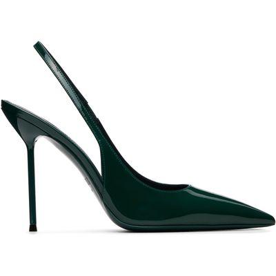 Paris Texas Paris Texas Green Lidia 105 Patent Slingback Heels