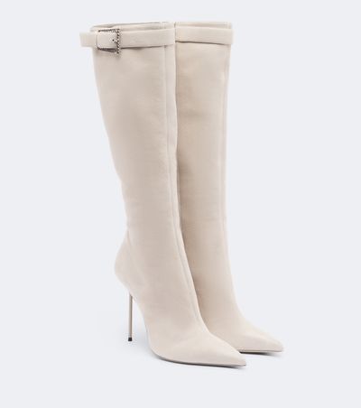 Paris Texas Paris Texas Lidia Buckle suede knee-high boots